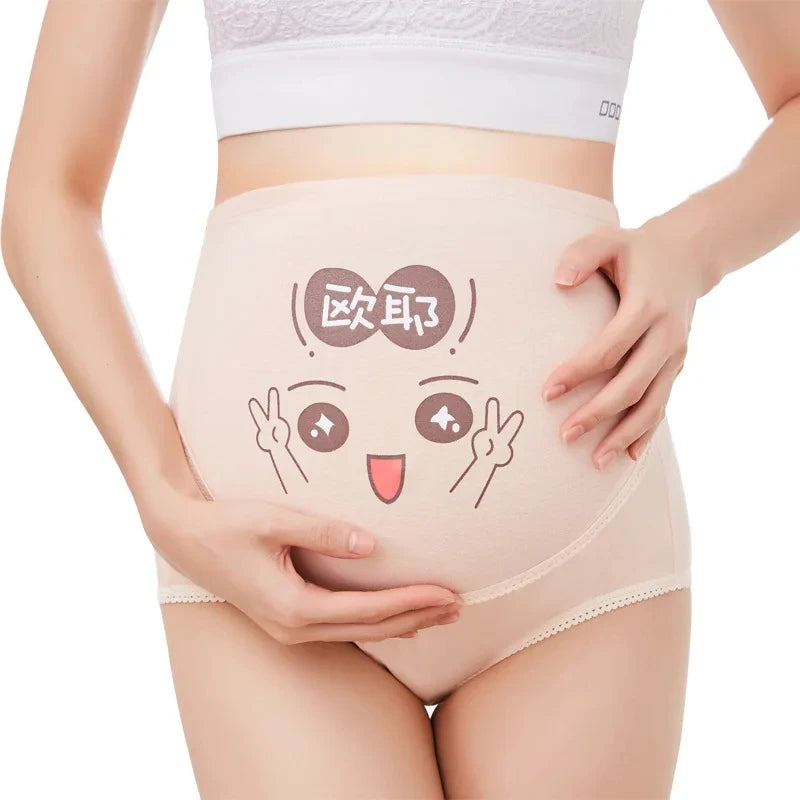 Comfortable High Waist Cotton Panties for Pregnant Women - Maternity Underwear Briefs