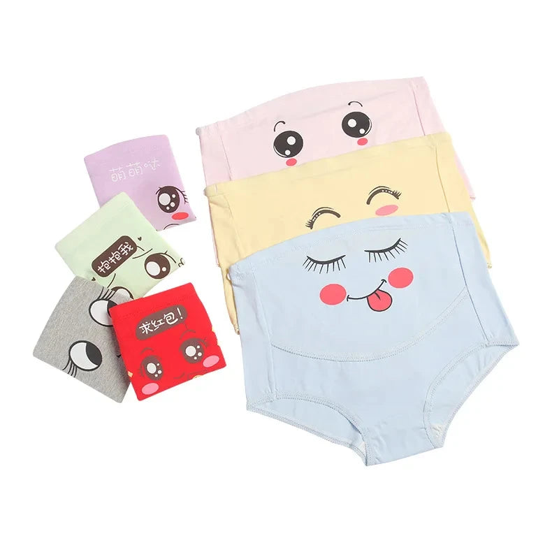Comfortable High Waist Cotton Panties for Pregnant Women - Maternity Underwear Briefs