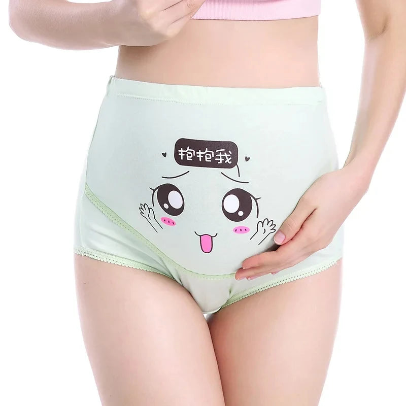 Comfortable High Waist Cotton Panties for Pregnant Women - Maternity Underwear Briefs