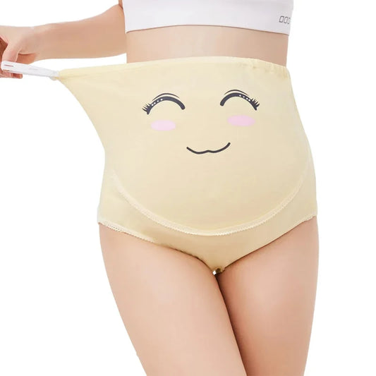 Comfortable High Waist Cotton Panties for Pregnant Women - Maternity Underwear Briefs