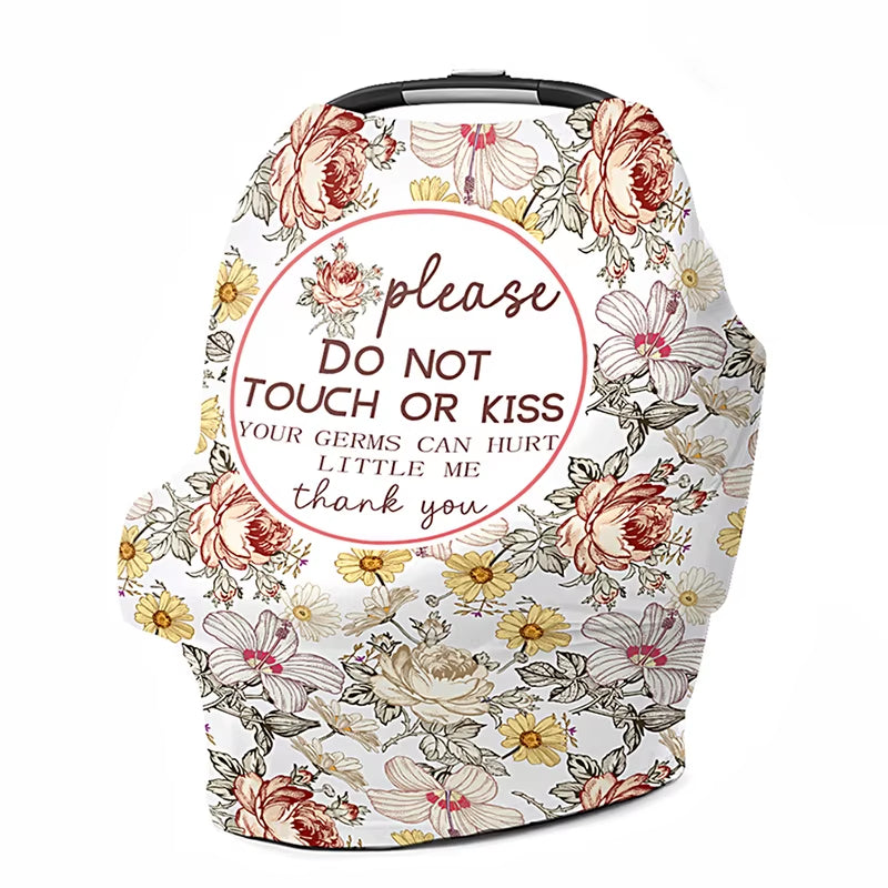 Multi Use Baby Car Seat and Nursing Cover for Babies Infant Stroller and Mommy Breastfeeding Baby Shower Gifts