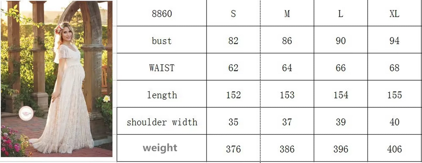 Elegant 2025 Maternity Lace Skirt for Stunning Pregnancy Photography - Perfect Dress for Expecting Moms