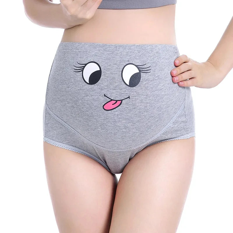 Comfortable High Waist Cotton Panties for Pregnant Women - Maternity Underwear Briefs