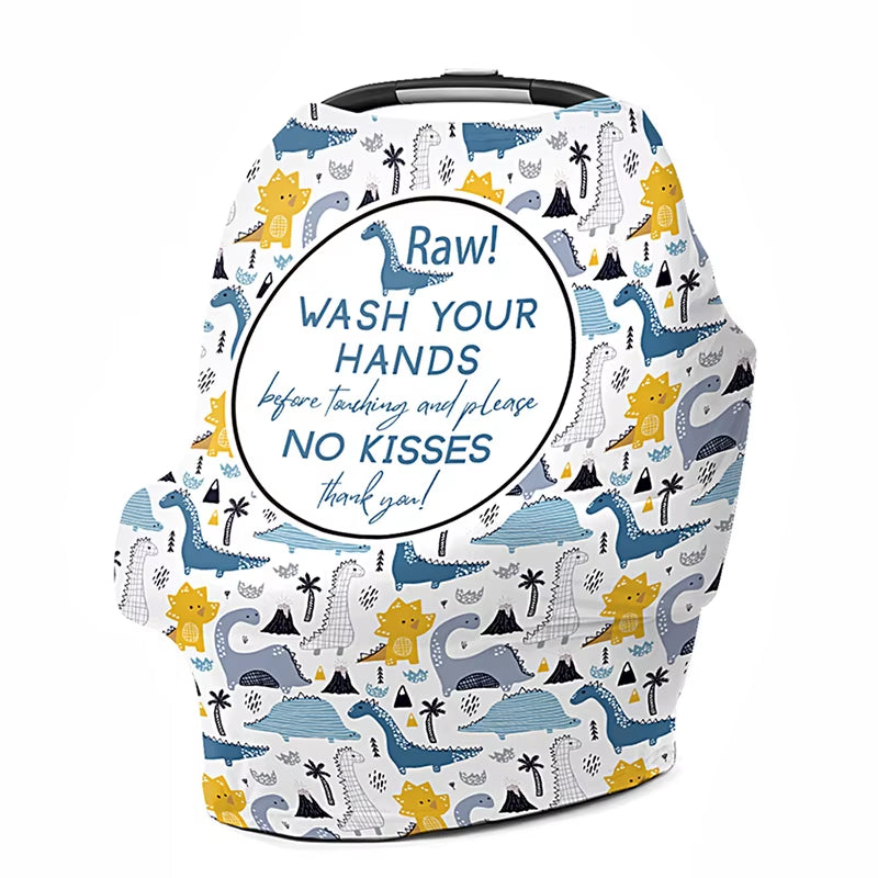 Multi Use Baby Car Seat and Nursing Cover for Babies Infant Stroller and Mommy Breastfeeding Baby Shower Gifts